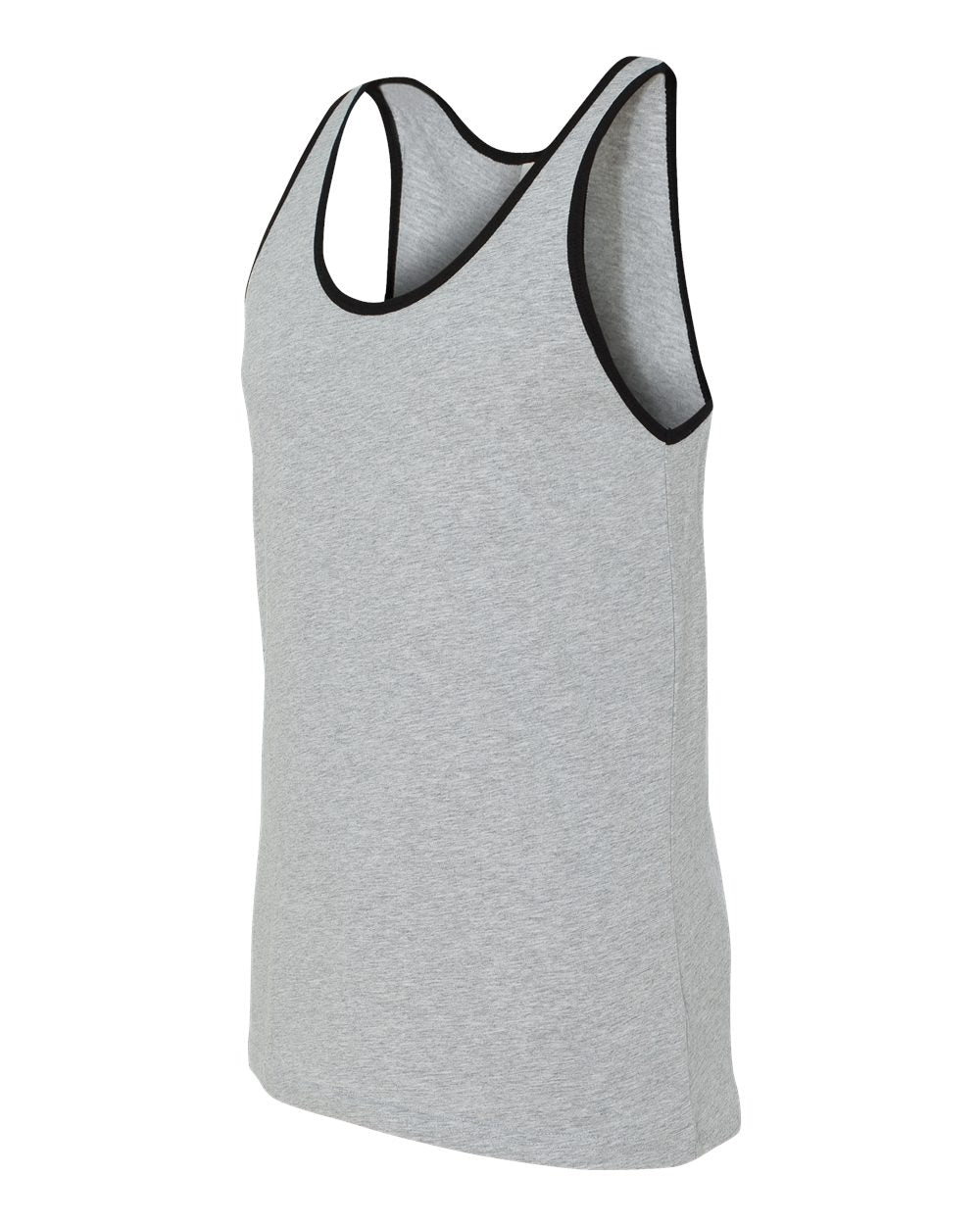 Athletic Heather/ Black Jersey Tank - 3480
