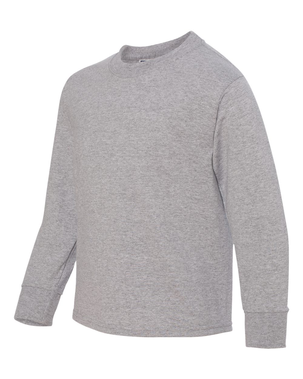 Athletic Heather Dri-Power® Youth Long Sleeve 50/50 T-Shirt - 29BLR