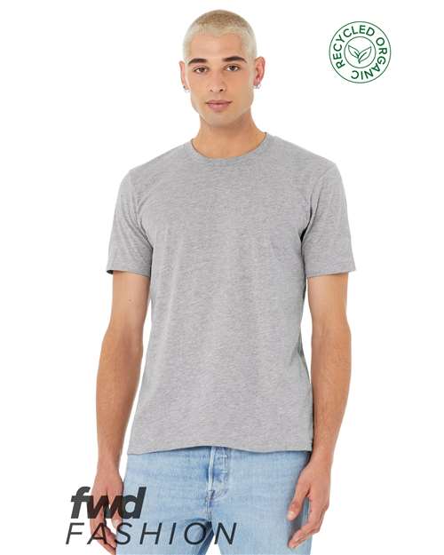 Athletic Heather FWD Fashion Jersey Recycled Organic Tee - 3001RCY