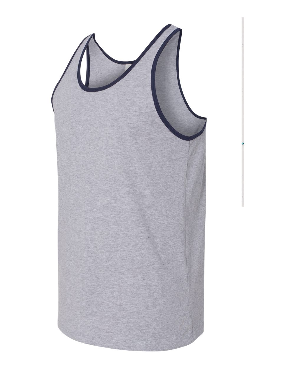 Athletic Heather/ Navy Jersey Tank - 3480