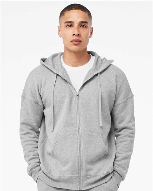 Athletic Heather Sponge Fleece DTM Full-Zip Hoodie - 3759