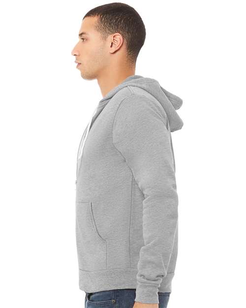 Athletic Heather Sponge Fleece Full-Zip Hoodie - 3739