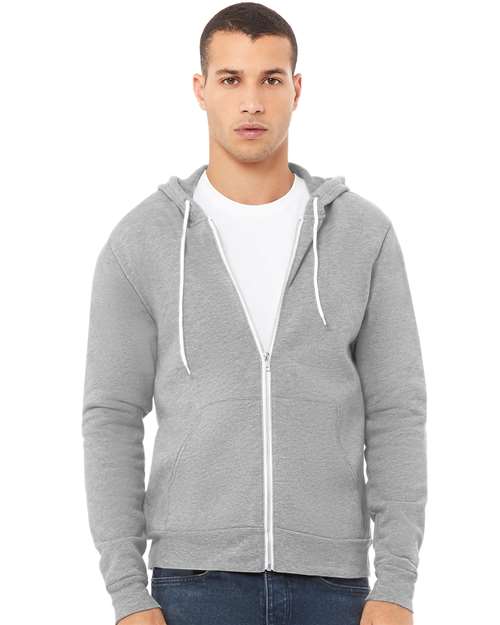 Athletic Heather Sponge Fleece Full-Zip Hoodie - 3739