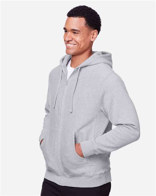 Athletic Heather Unisex Zone HydroSport™ Heavyweight Full-Zip Hooded Sweatshirt - TT95