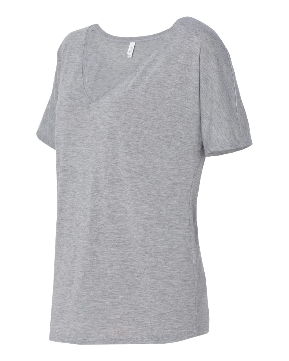 Athletic Heather Women’s Slouchy V-Neck Tee - 8815