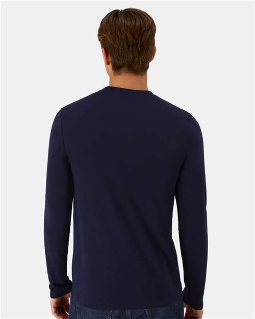 Athletic Navy Cool DRI® Cotton Touch Long Sleeve T-Shirt - 484L