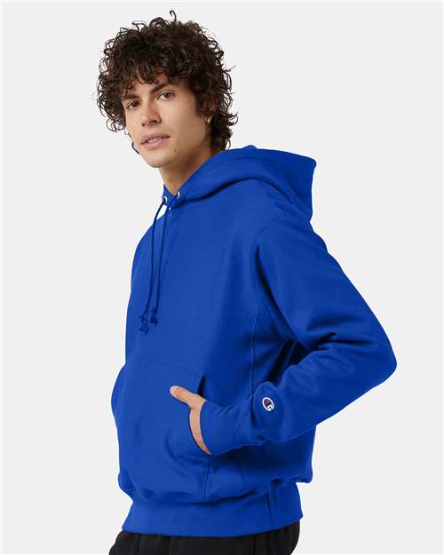 Athletic Royal Reverse Weave® Hooded Sweatshirt - S101