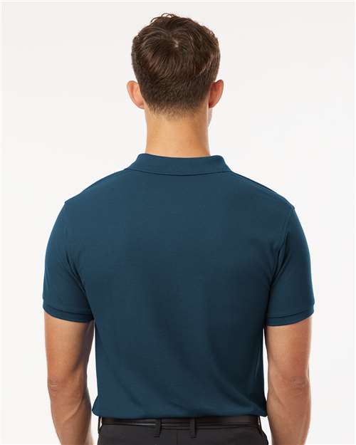 Atlantic Blue Pique Polo - 62800