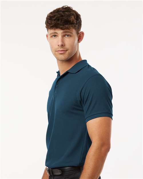 Atlantic Blue Pique Polo - 62800