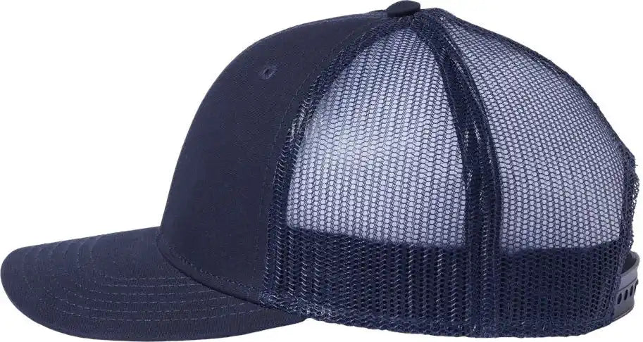 Atlantis Headwear Reth Sustainable Recy Three Trucker Cap - Navy - Navy/ / Adjustable