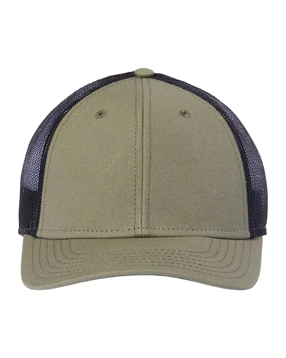 Atlantis Headwear Reth Sustainable Recy Three Trucker Cap - Olive Black - Olive/ / Adjustable