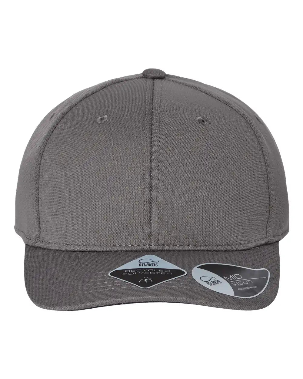Atlantis Headwear Skye Sustainable Honeycomb Cap - Dark Grey - Adjustable