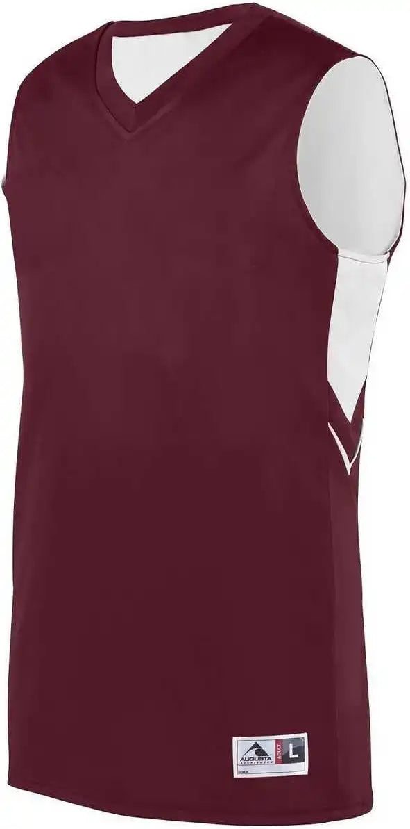 Augusta 1166 Alley-oop Reversible Jersey - Maroon White