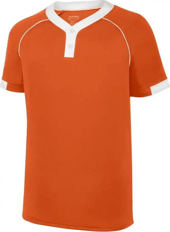 Augusta 1552 Stanza Jersey - Orange White - Adult 3xl