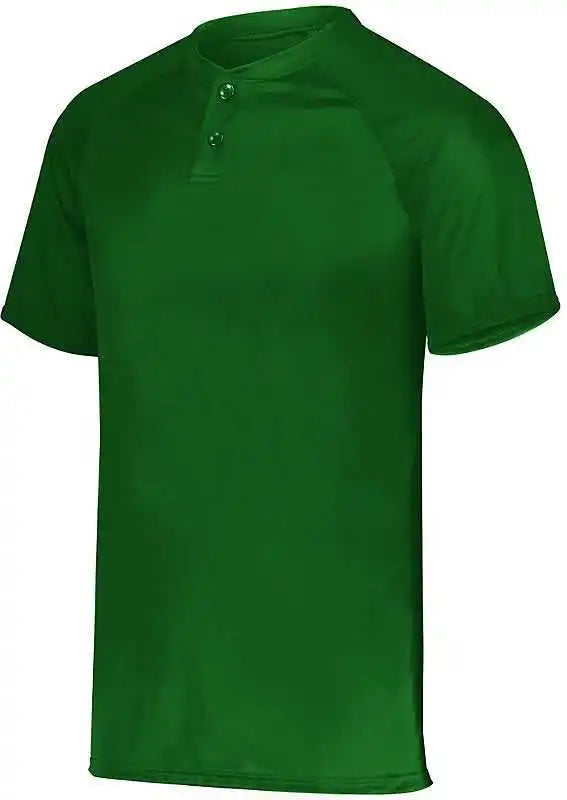 Augusta 1566 Youth Attain Two-button Jersey - Dark Green