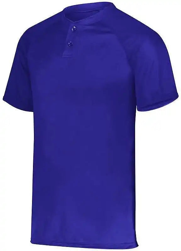 Augusta 1566 Youth Attain Two-button Jersey - Purple