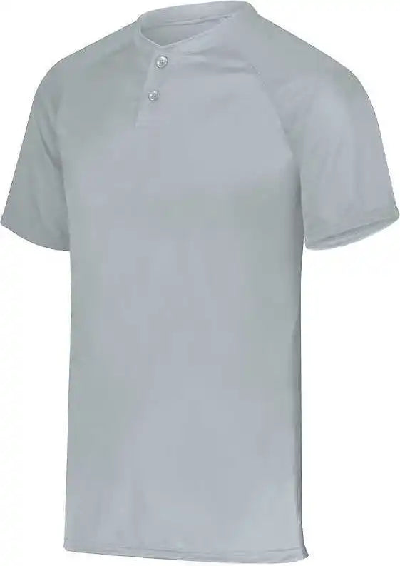Augusta 1566 Youth Attain Two-button Jersey - Silver