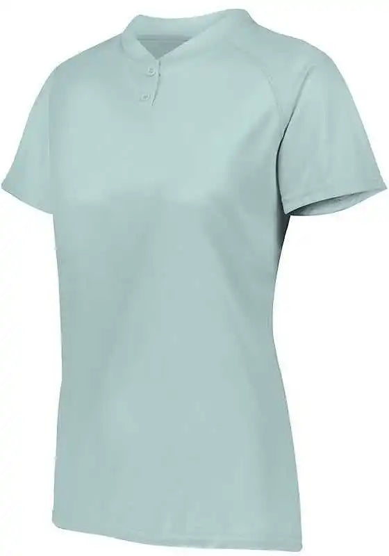 Augusta 1567 Ladies Attain Two-button Jersey - Silver
