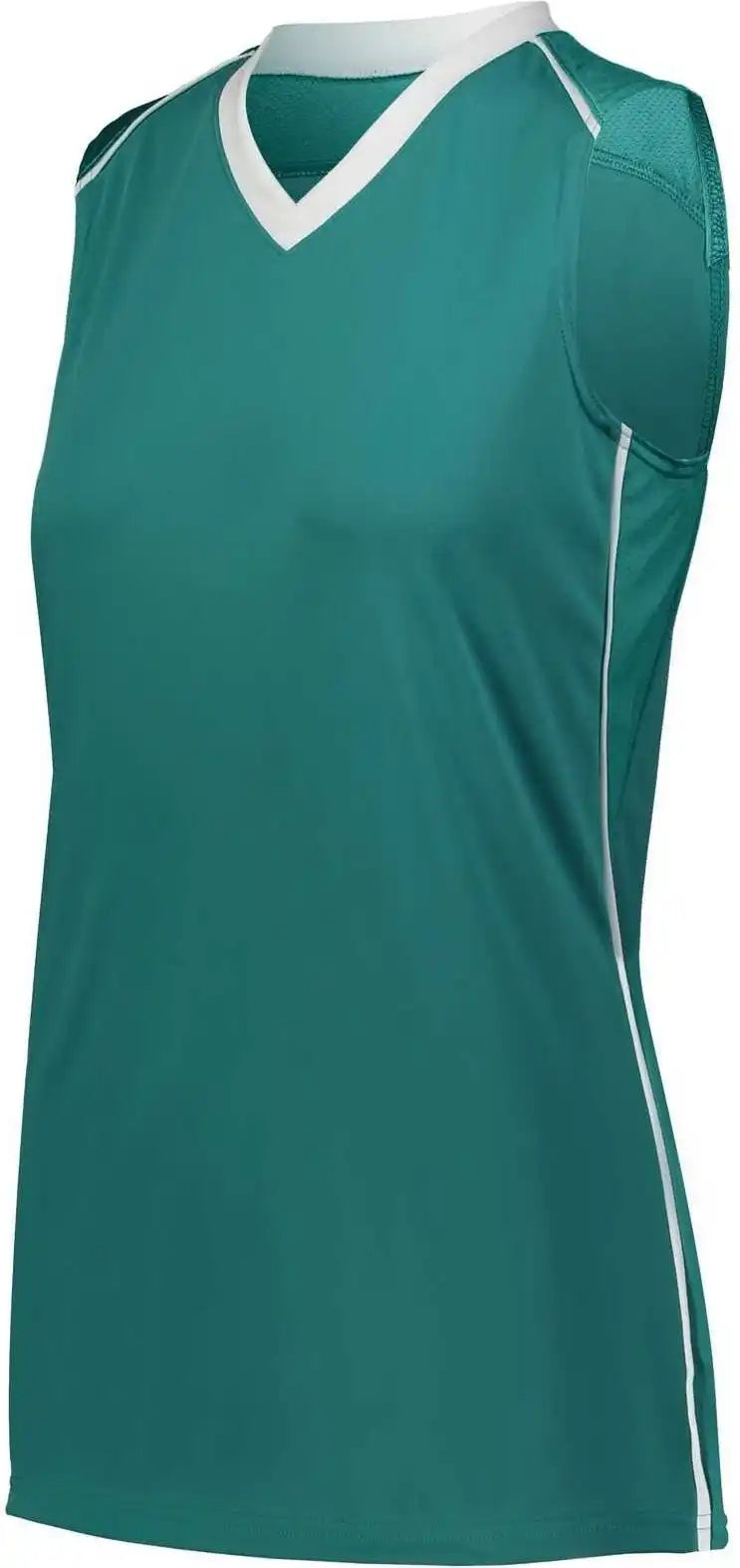 Augusta 1687 Ladies Rover Jersey - Teal White