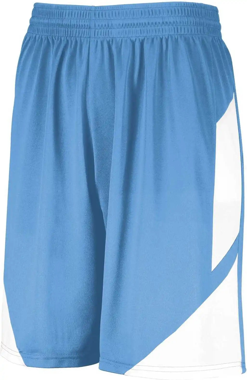Augusta 1733 Step-back Basketball Shorts - Columbia Blue White