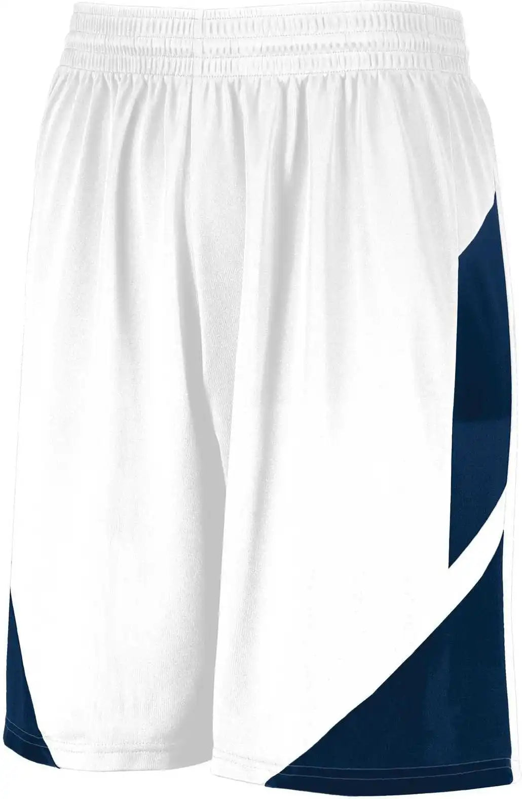 Augusta 1733 Step-back Basketball Shorts - White Navy