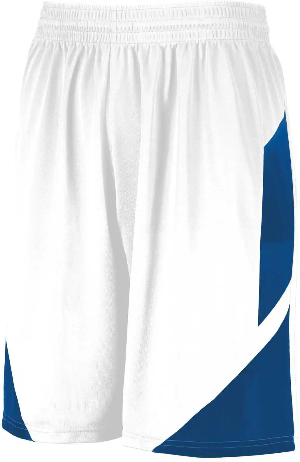 Augusta 1733 Step-back Basketball Shorts - White Royal