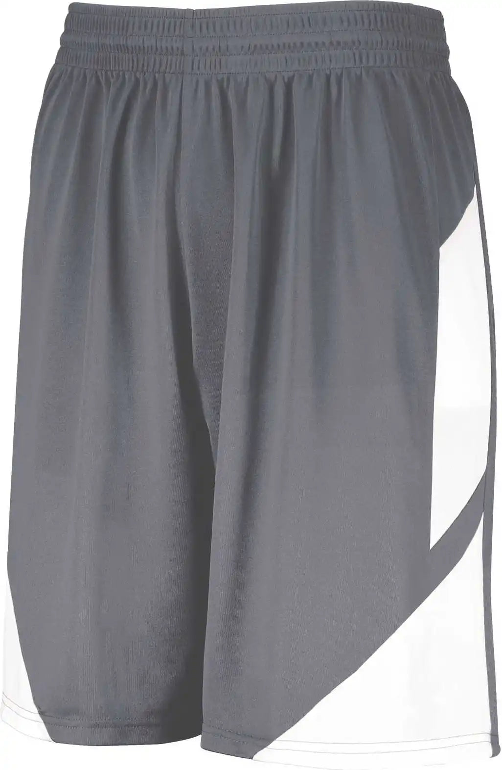 Augusta 1734 Youth Step-back Basketball Shorts - Graphite White