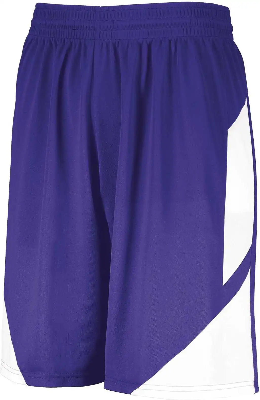 Augusta 1734 Youth Step-back Basketball Shorts - Purple White