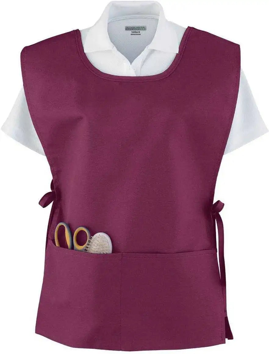 Augusta 2090 Smock - Maroon - one Size Fits Most