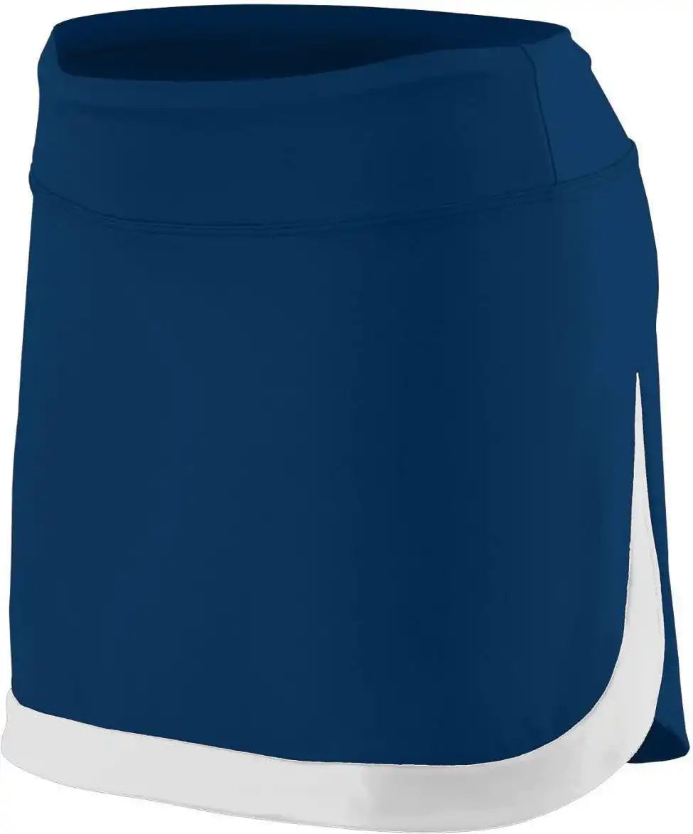 Augusta 2410 Ladies Action Color Block Skort - Navy White