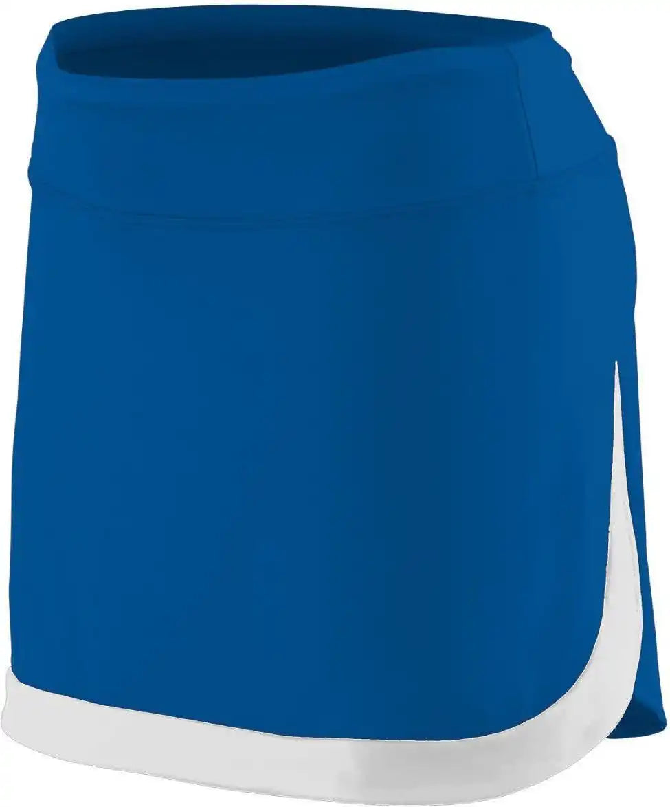 Augusta 2410 Ladies Action Color Block Skort - Royal White