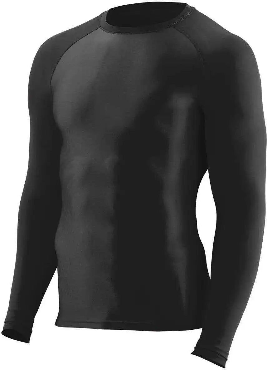 Augusta 2605 Hyperform Compression Long Sleeve Youth Shirt - Black