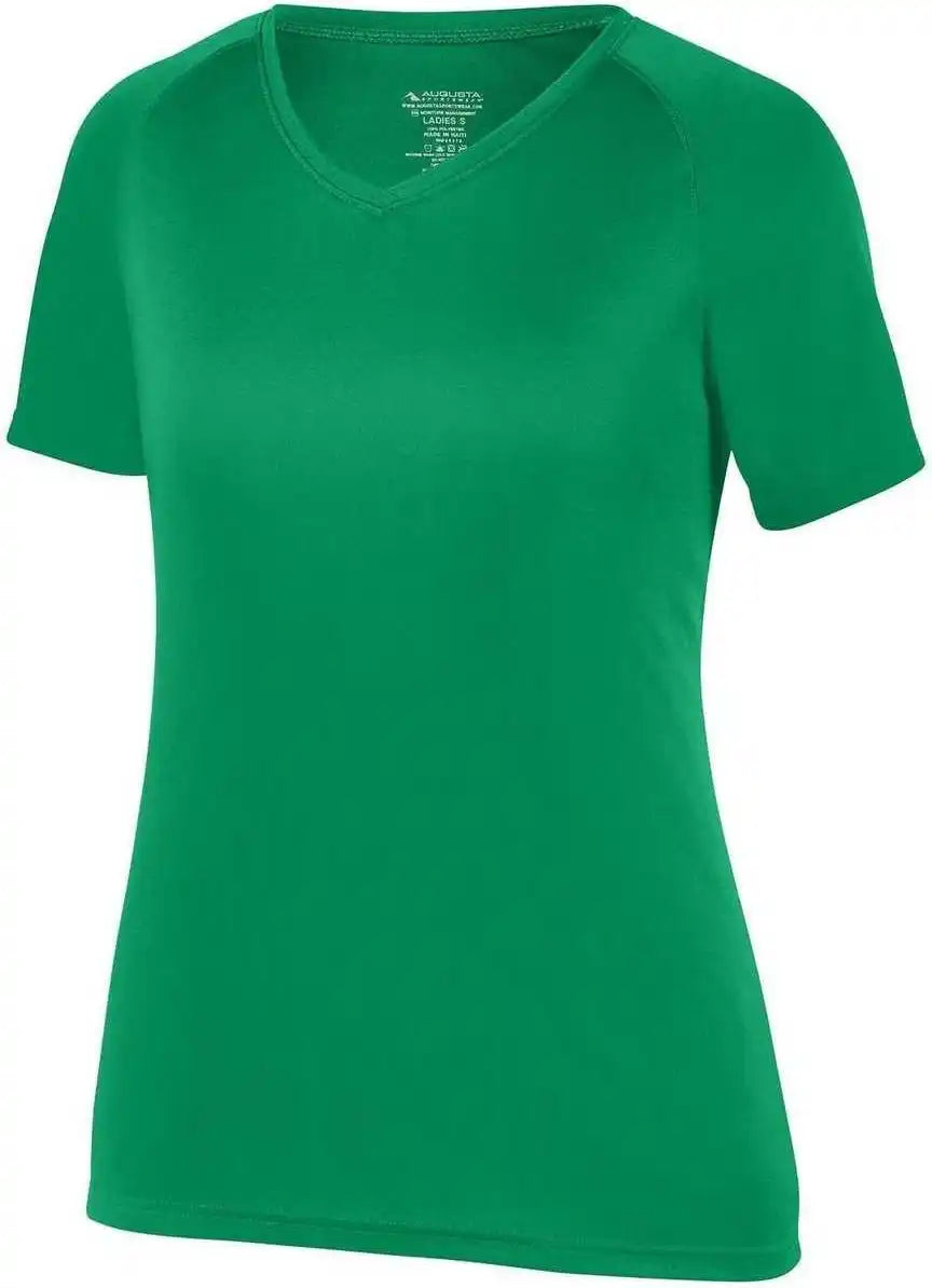 Augusta 2793 Girls Attain Wicking Shirt - Kelly - s