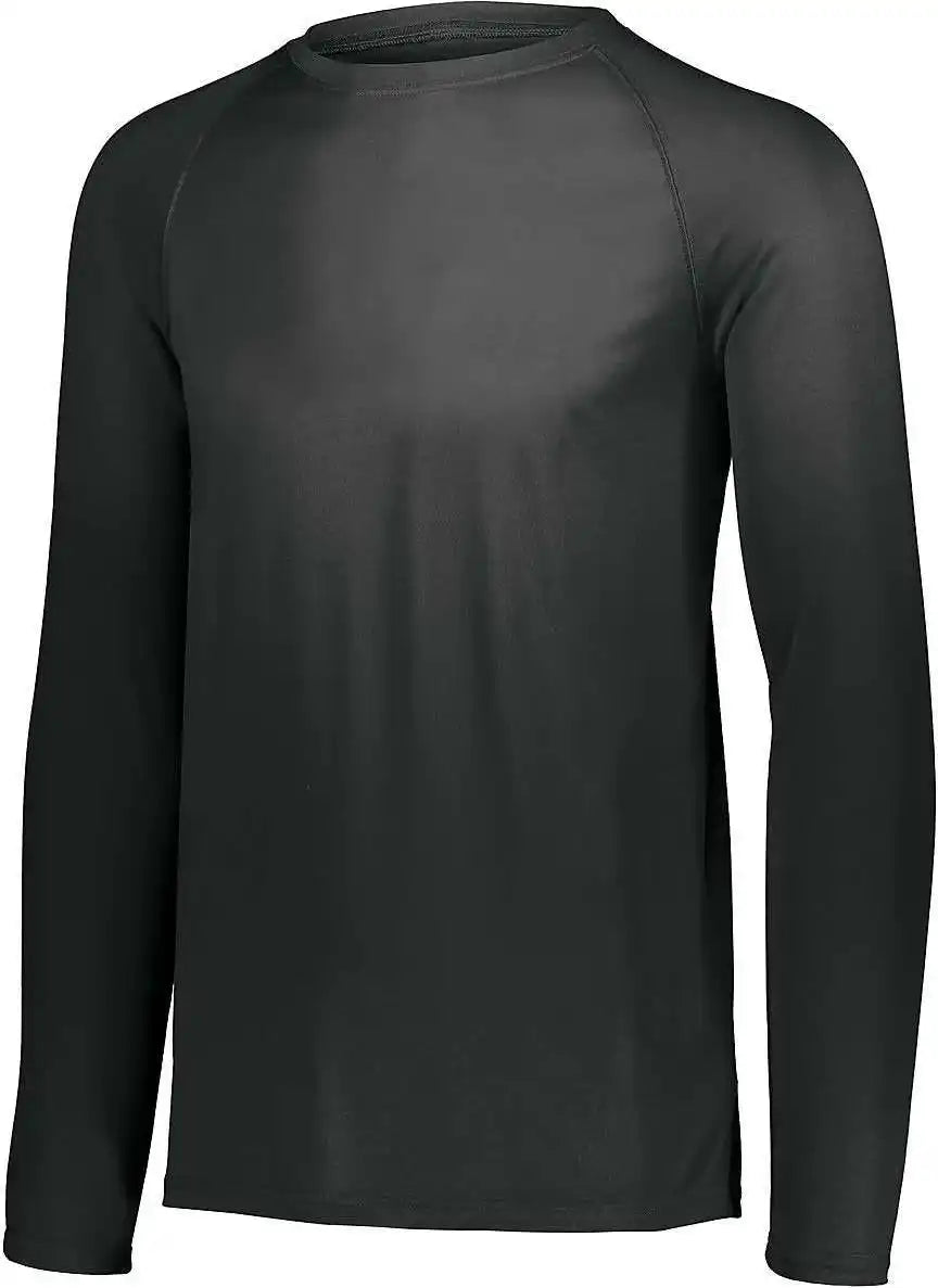 Augusta 2796 Youth Attain Wicking Long Sleeve Shirt - Black - m