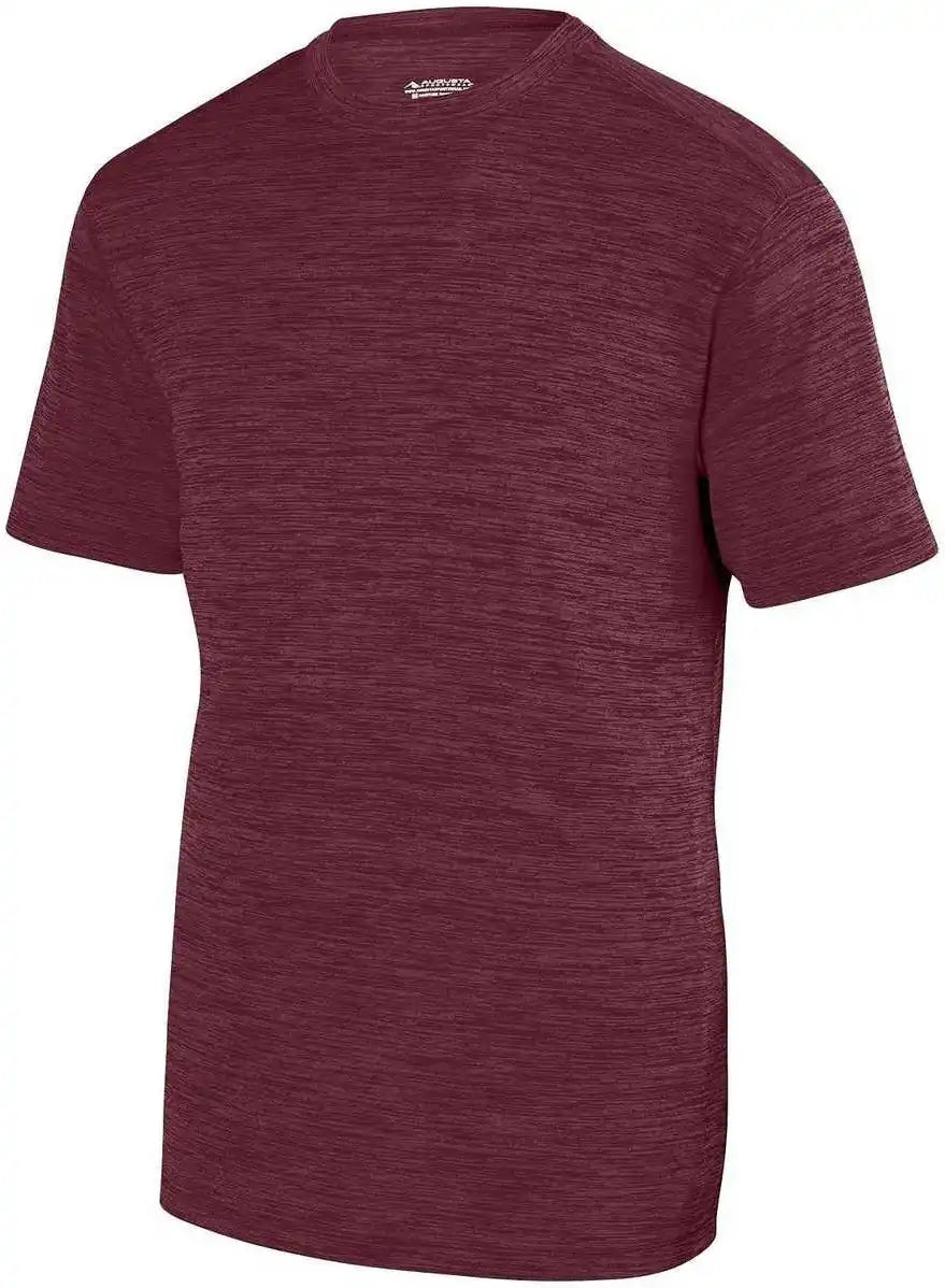 Augusta 2900 Shadow Tonal Heather Training Tee - Maroon