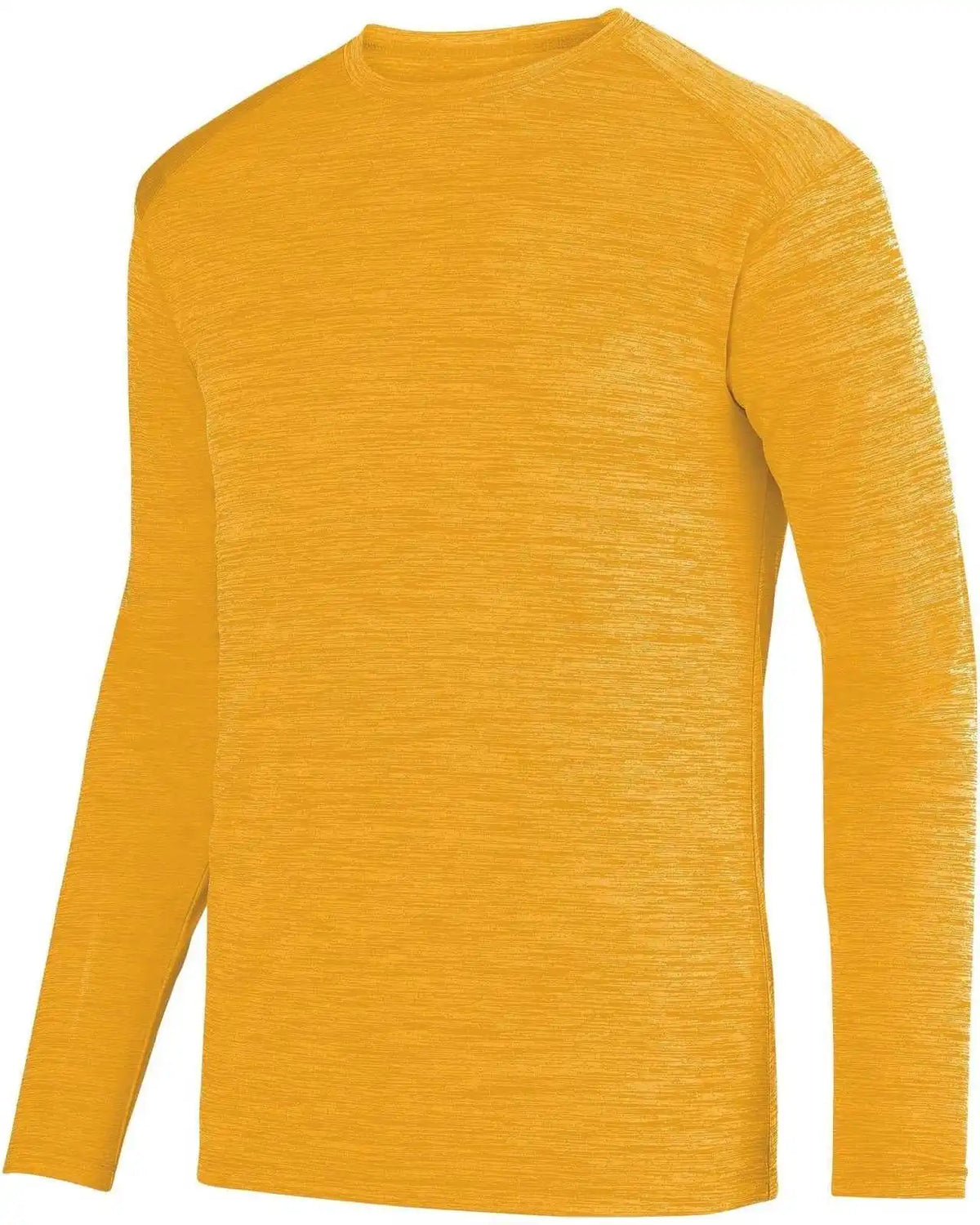 Augusta 2903 Shadow Tonal Heather Long Sleeve Tee - Gold - Adult m