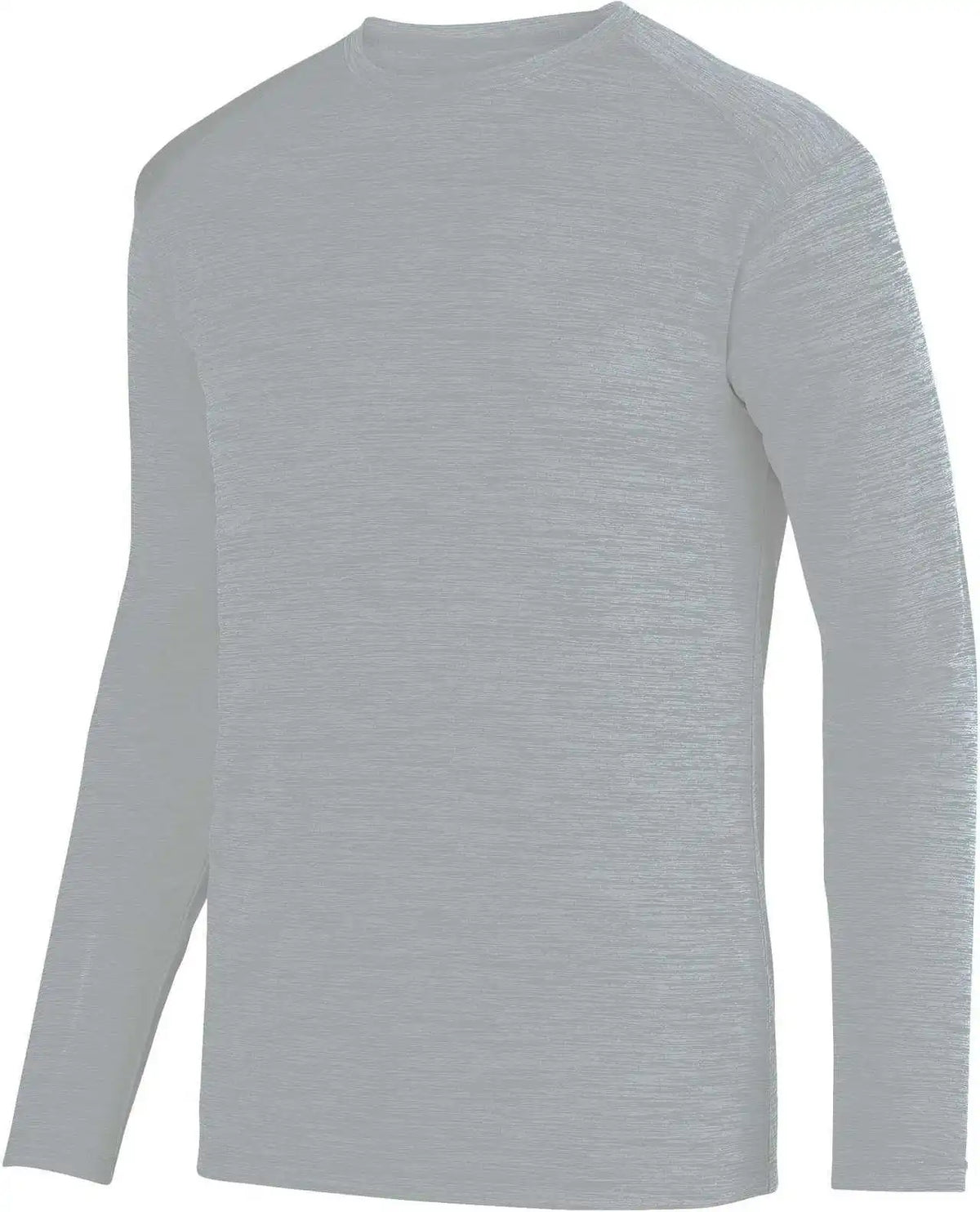 Augusta 2903 Shadow Tonal Heather Long Sleeve Tee - Silver