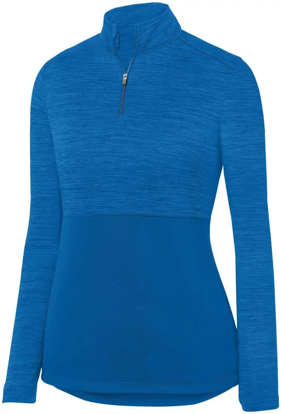 Augusta 2909 Ladies Shadow Tonal Heather 1/4 Zip Pullover - Royal