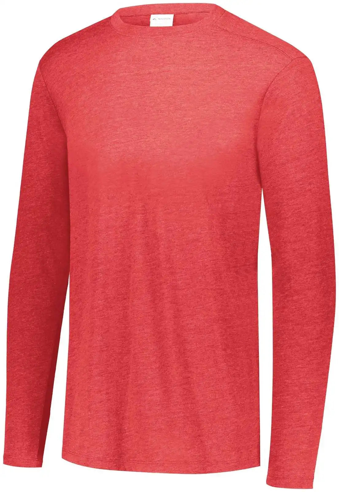 Augusta 3075 Tri-blend Long Sleeve Crew - Red Heather