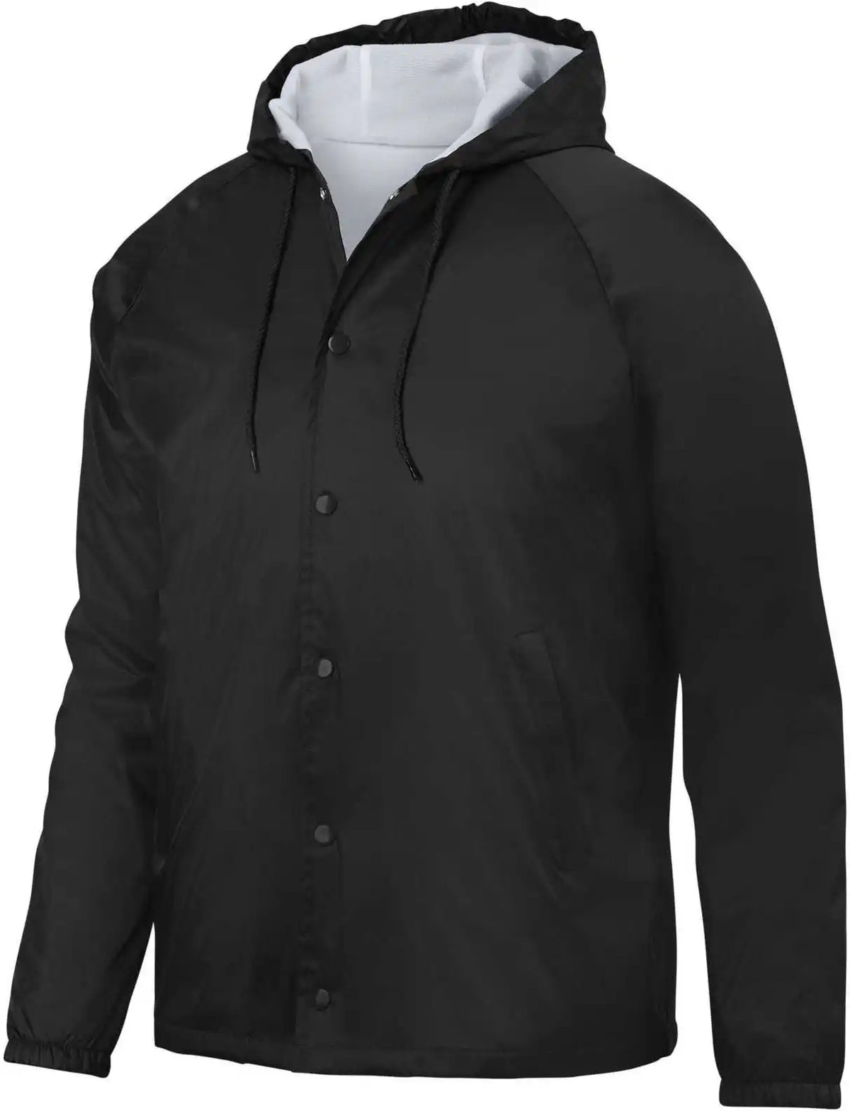 Augusta 3102 Hooded Coach’s Jacket - Black