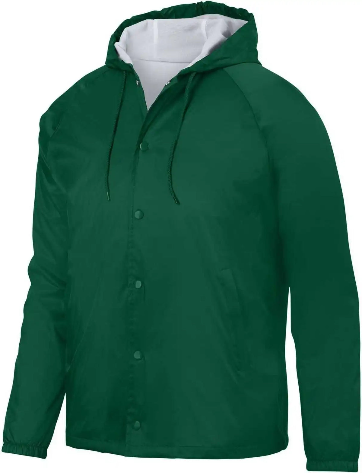 Augusta 3102 Hooded Coach’s Jacket - Dark Green