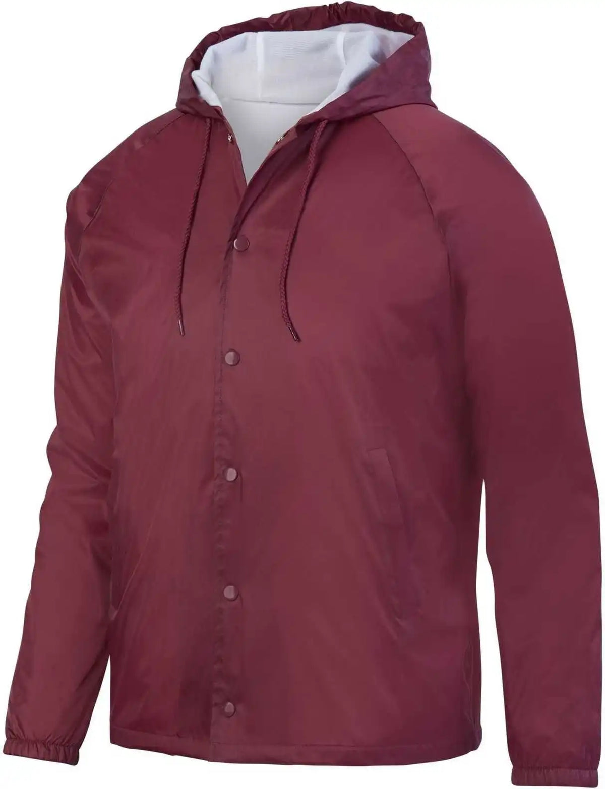 Augusta 3102 Hooded Coach’s Jacket - Maroon