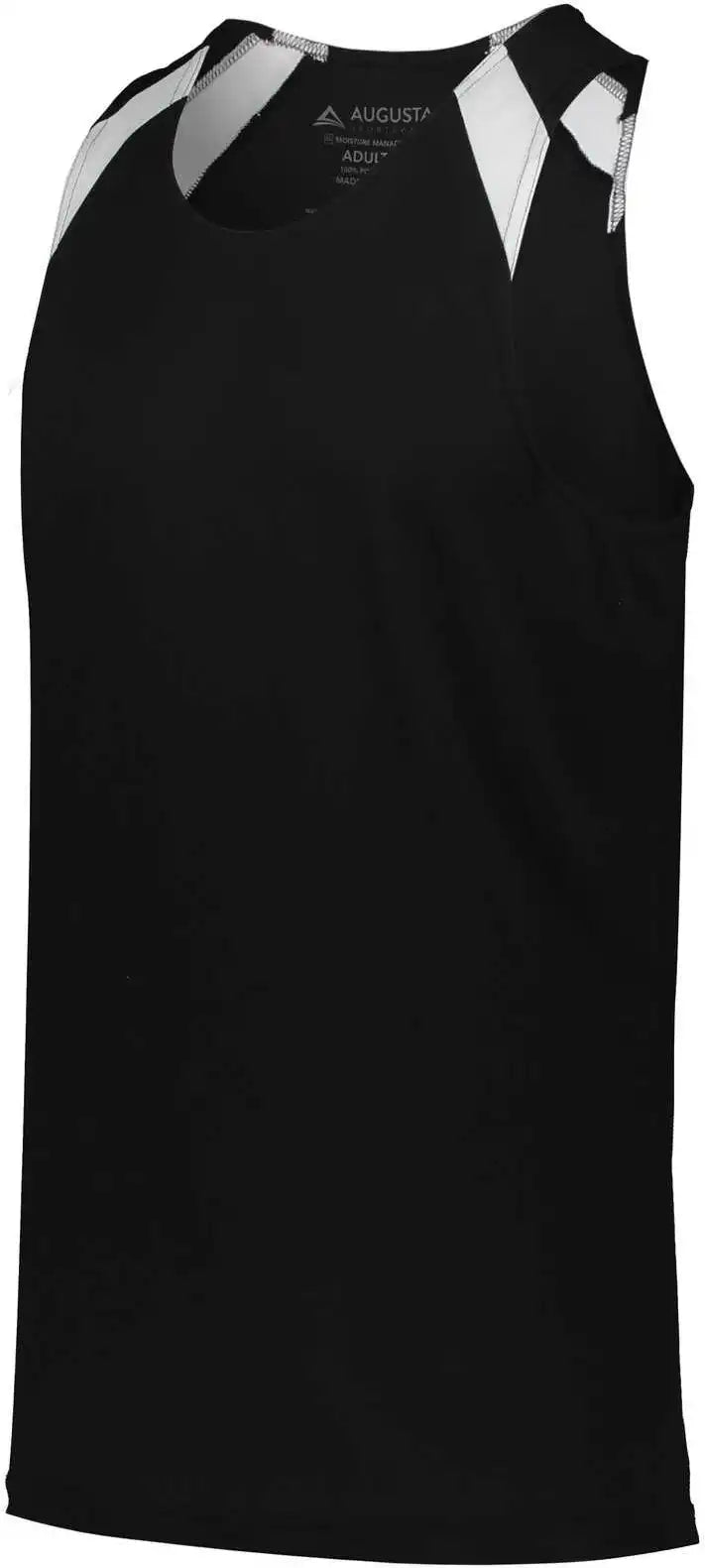 Augusta 343 Overspeed Track Jersey - Black White