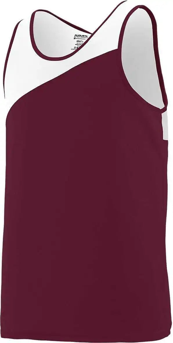 Augusta 352 Accelerate Jersey - Maroon White