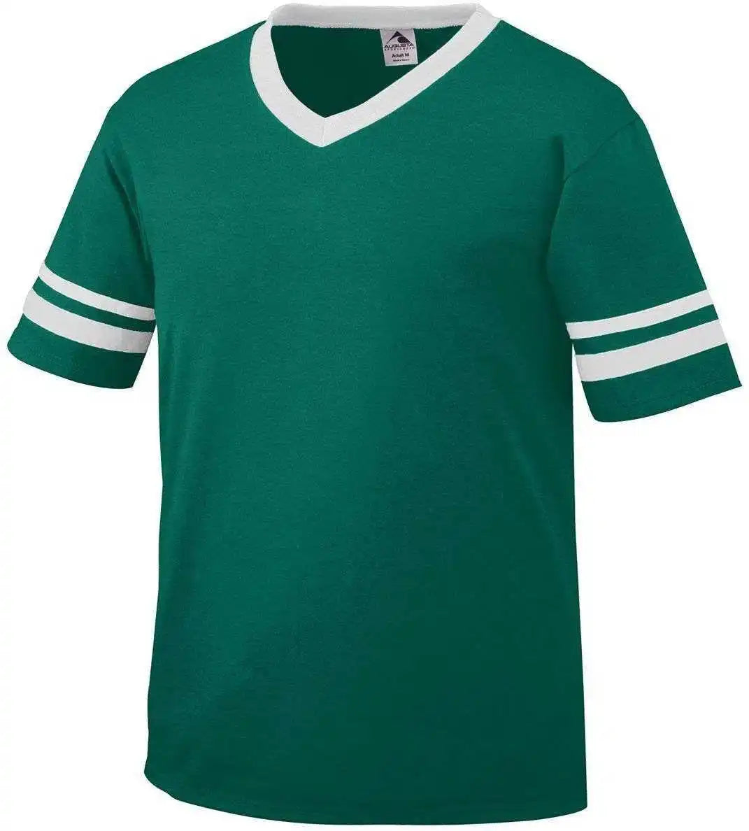 Augusta 360 Sleeve Stripe Jersey - Dark Green White
