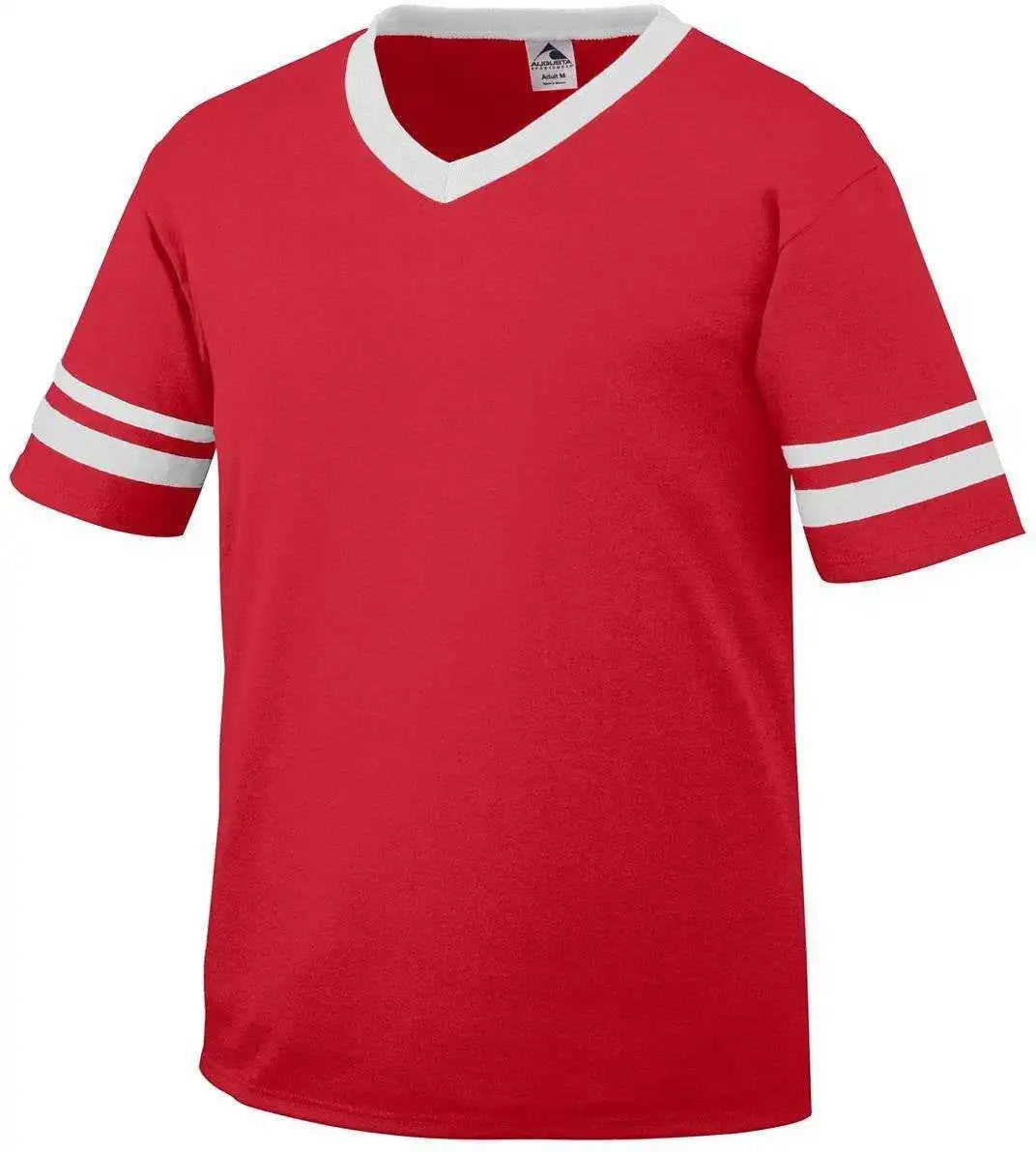 Augusta 360 Sleeve Stripe Jersey - Red White