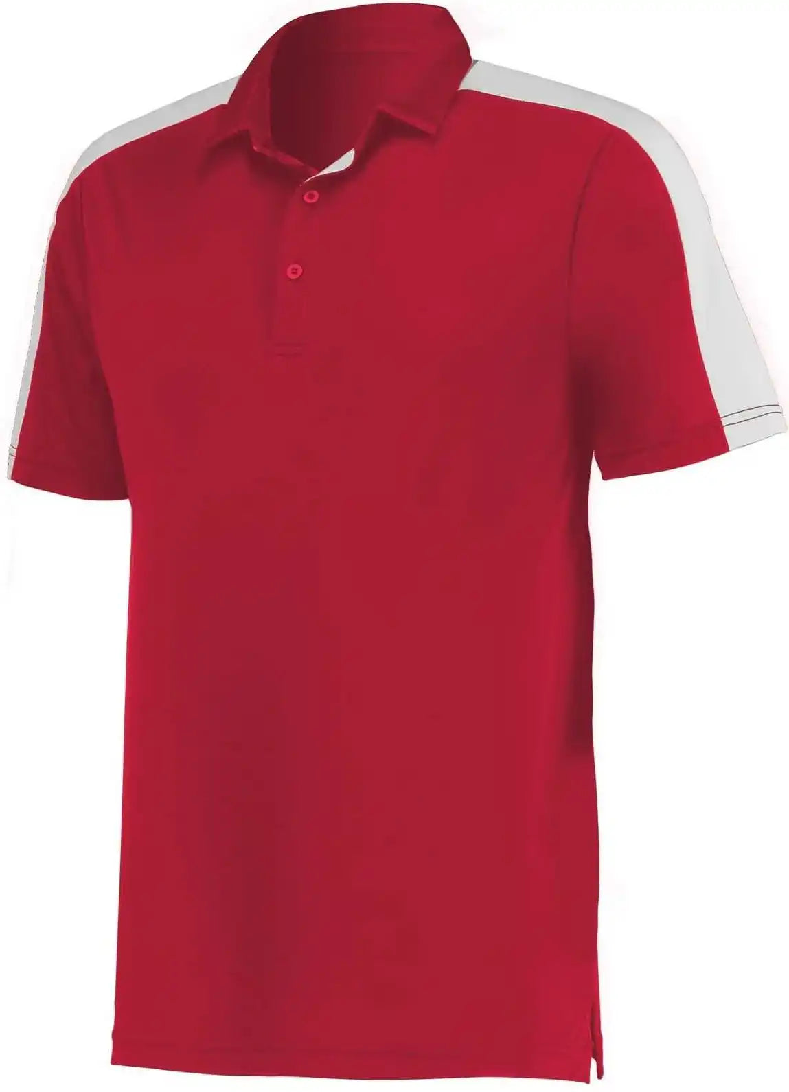 Augusta 5028 Two-tone Vital Polo - Scarlet White