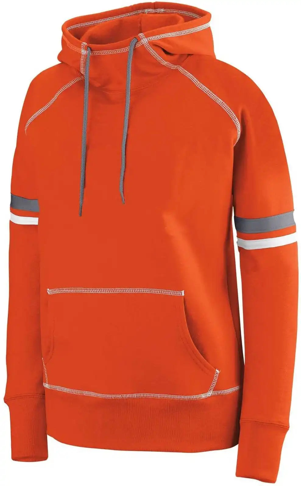 Augusta 5440 Ladies Spry Hoody - Orange White Graphite