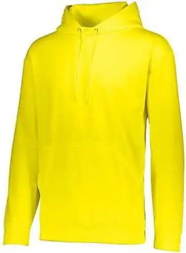 Augusta 5505 Wicking Fleece Hooded Sweatshirt - Power Yellow