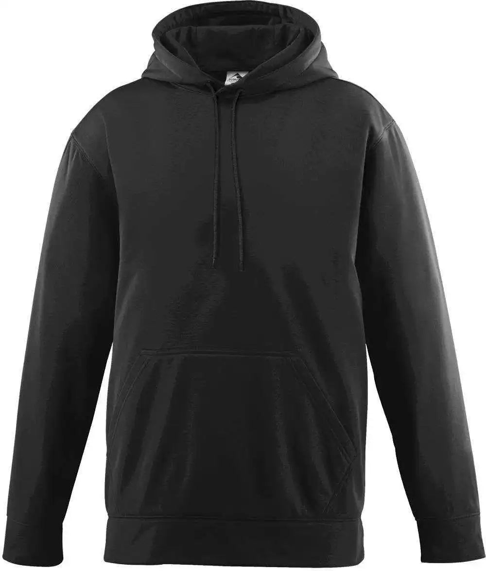 Augusta 5506 Wicking Fleece Hooded Sweatshirt-youth - Black